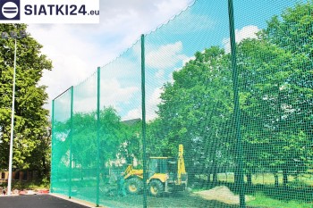 Siatki Grajewo - Zabezpieczenie za bramkami i trybun boiska piłkarskiego dla terenów Grajewa